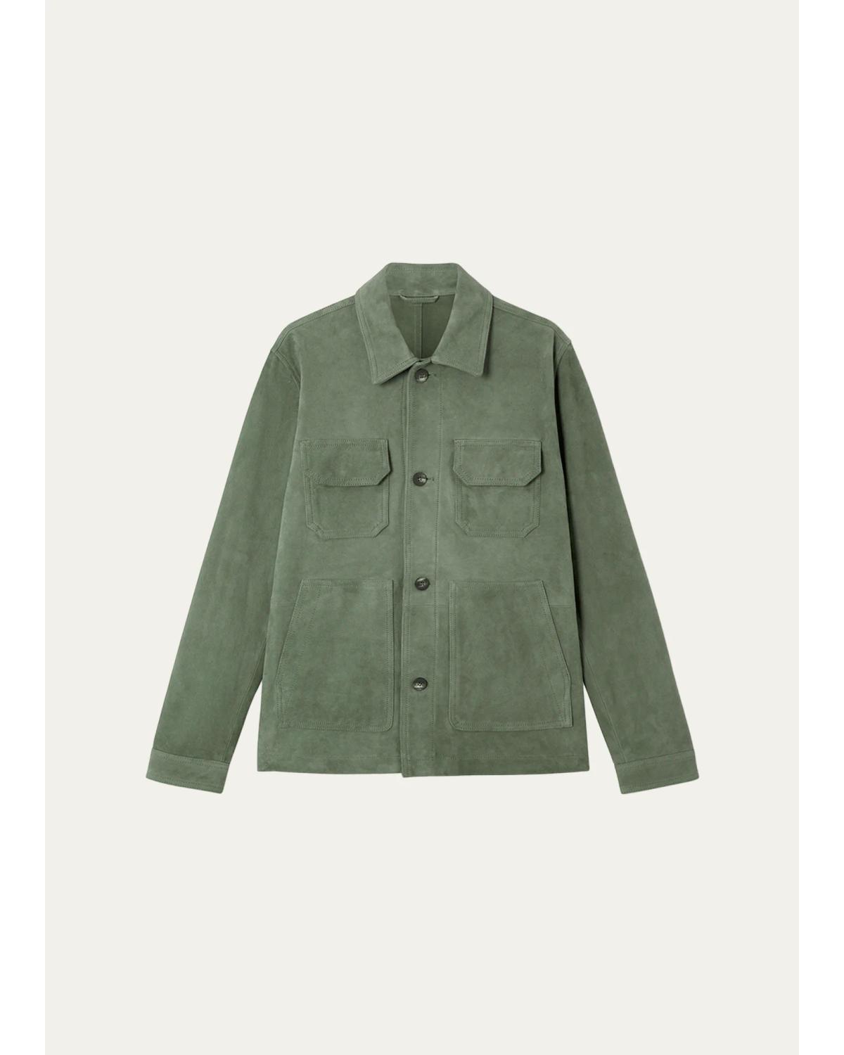 Men'S Suede Chore Jacket