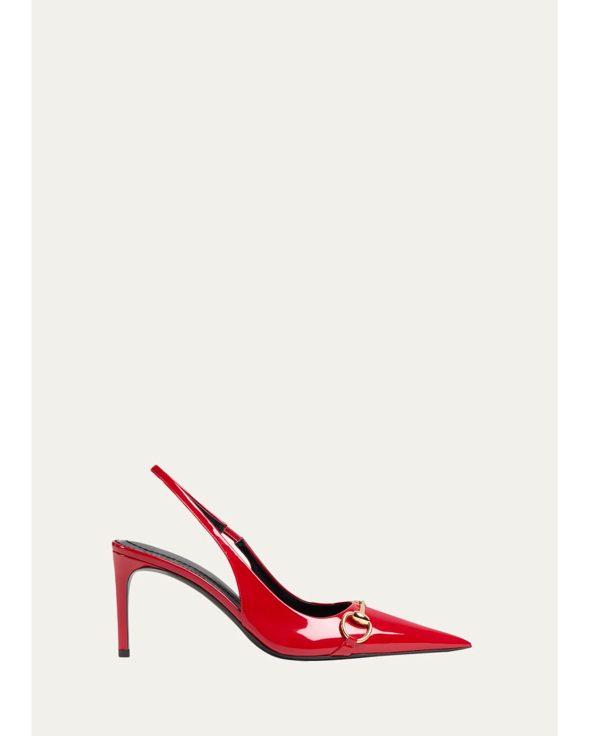 80Mm Horsebit Slingback