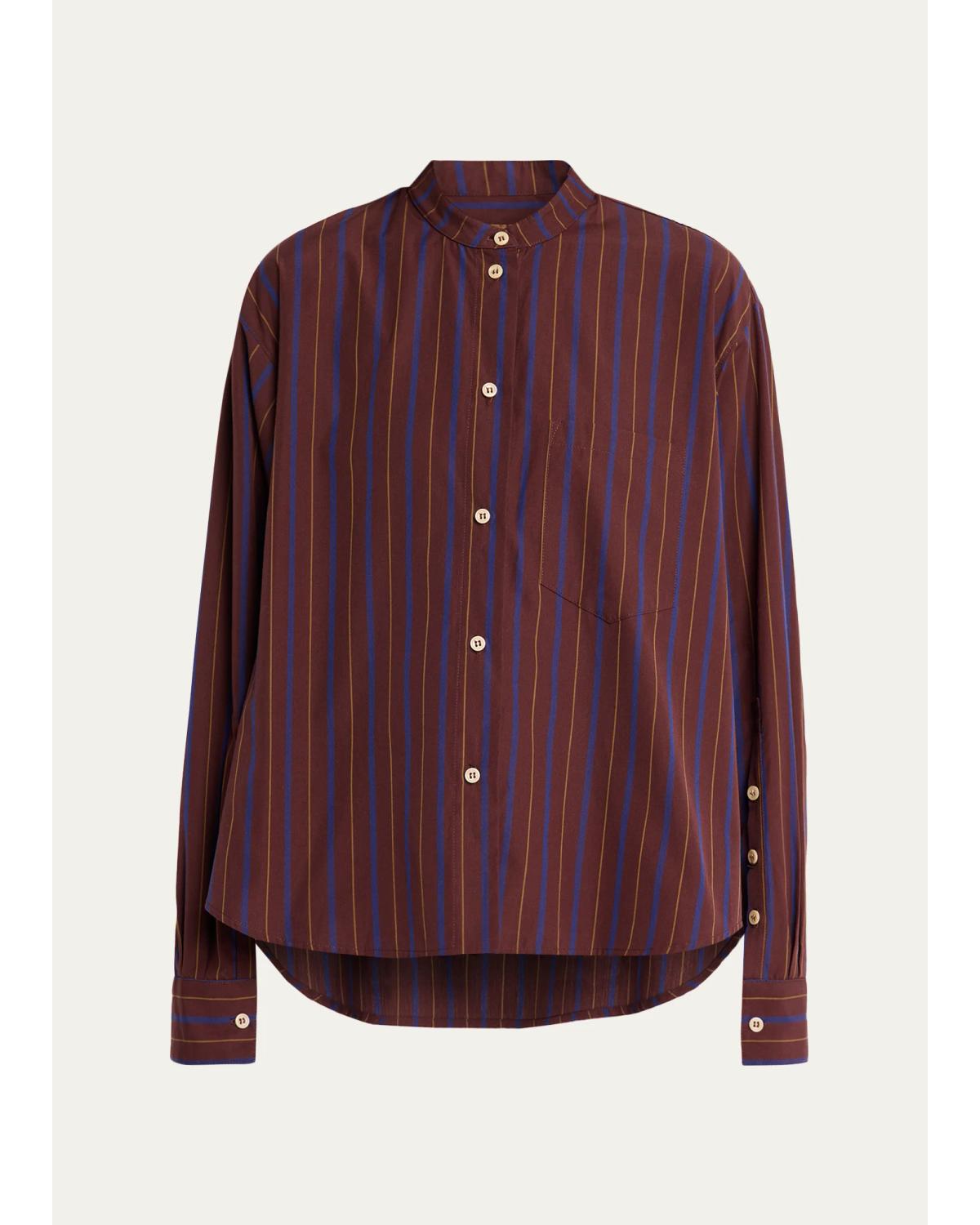 The Editor Striped Cotton Shirt
