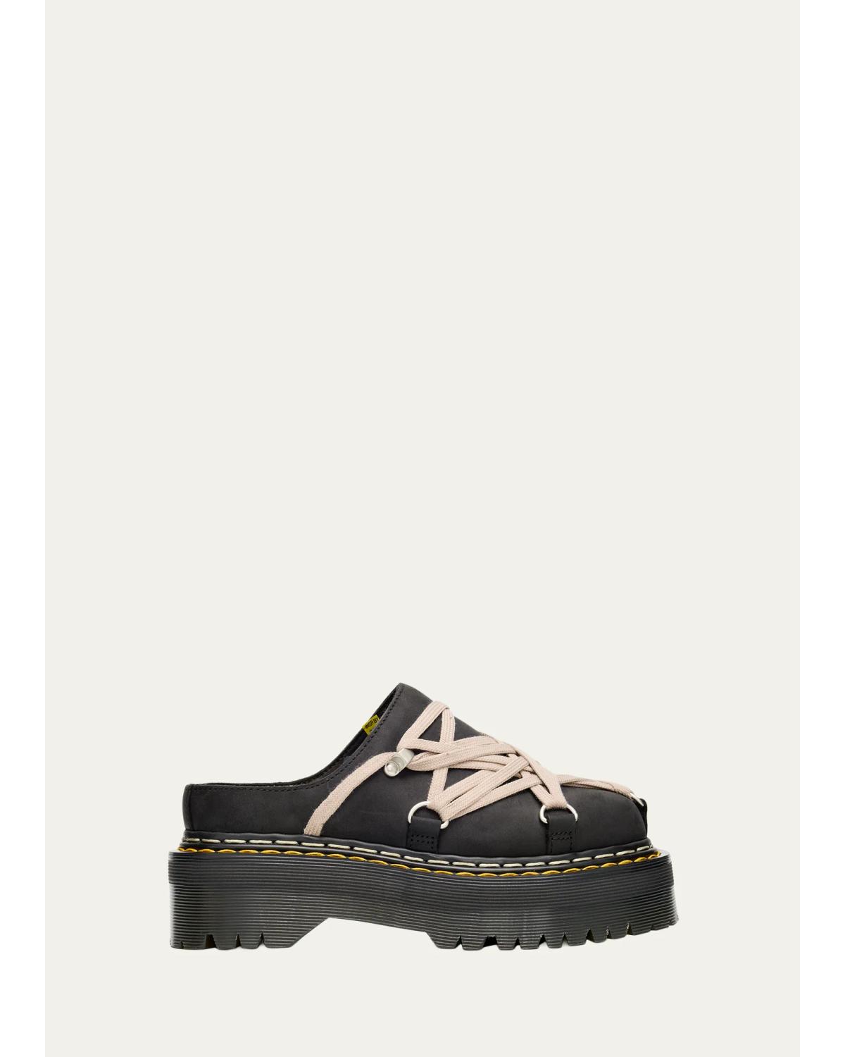 X Dr. Martens Quad Sole Megalace Mules