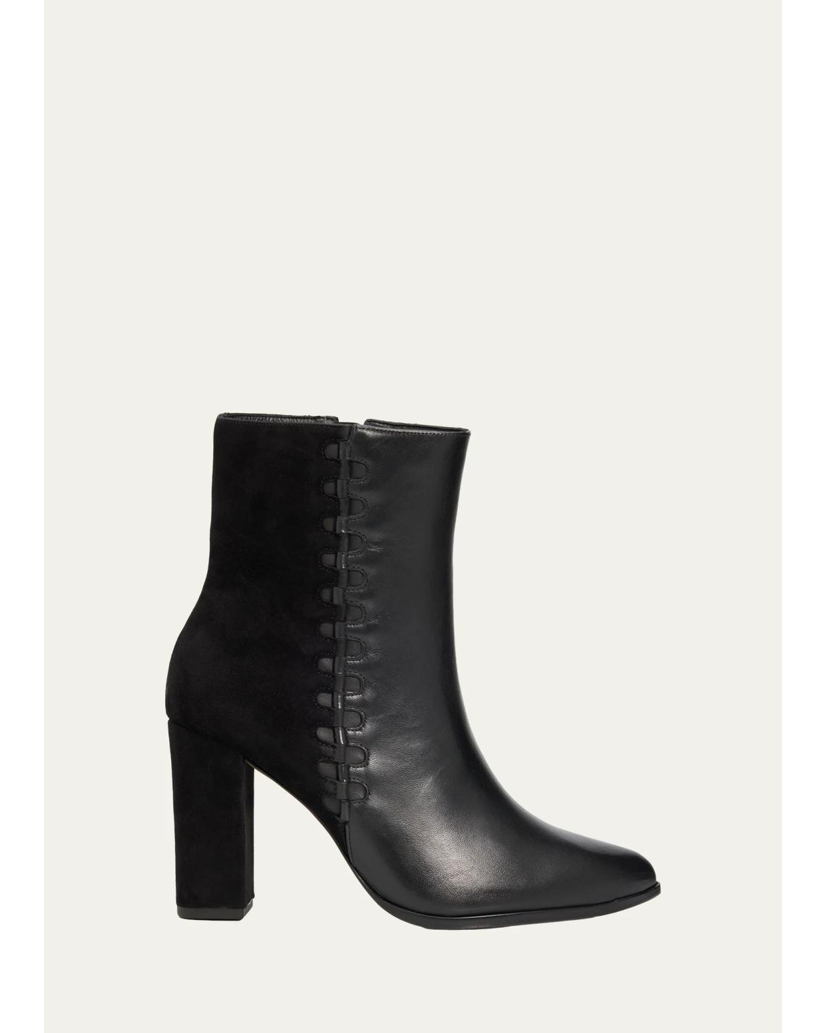 90Mm Jesse Mixed Ankle Boots