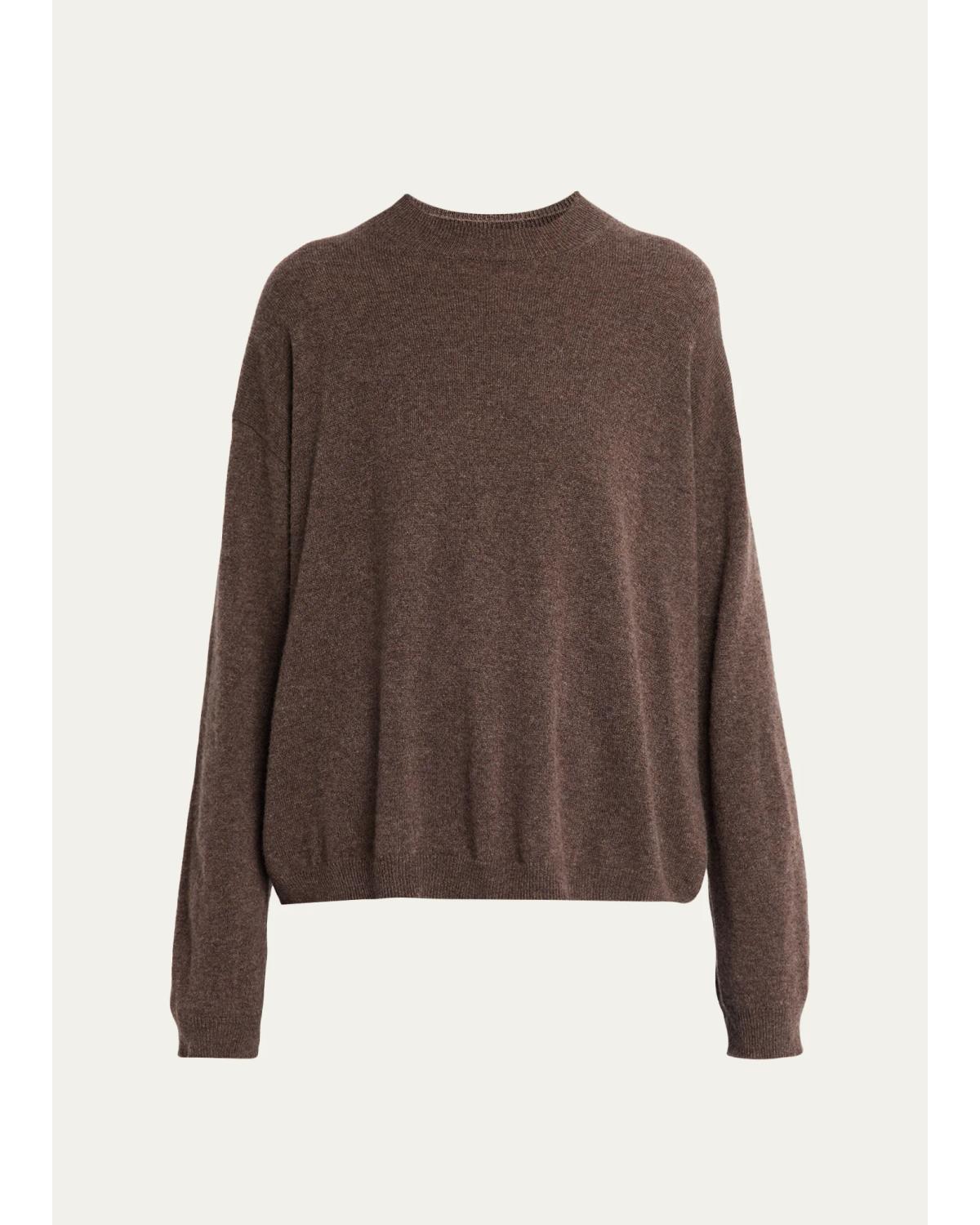The Boxy Rib-Knit Cashmere Sweater