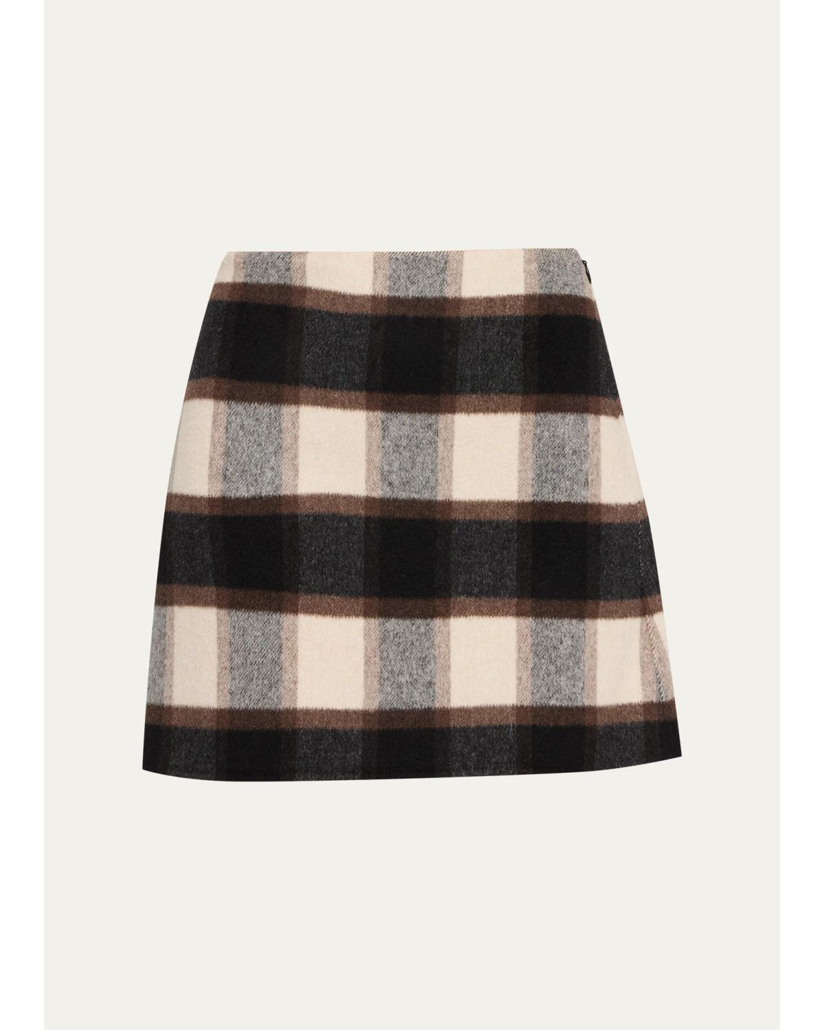 Wool Plaid Mini