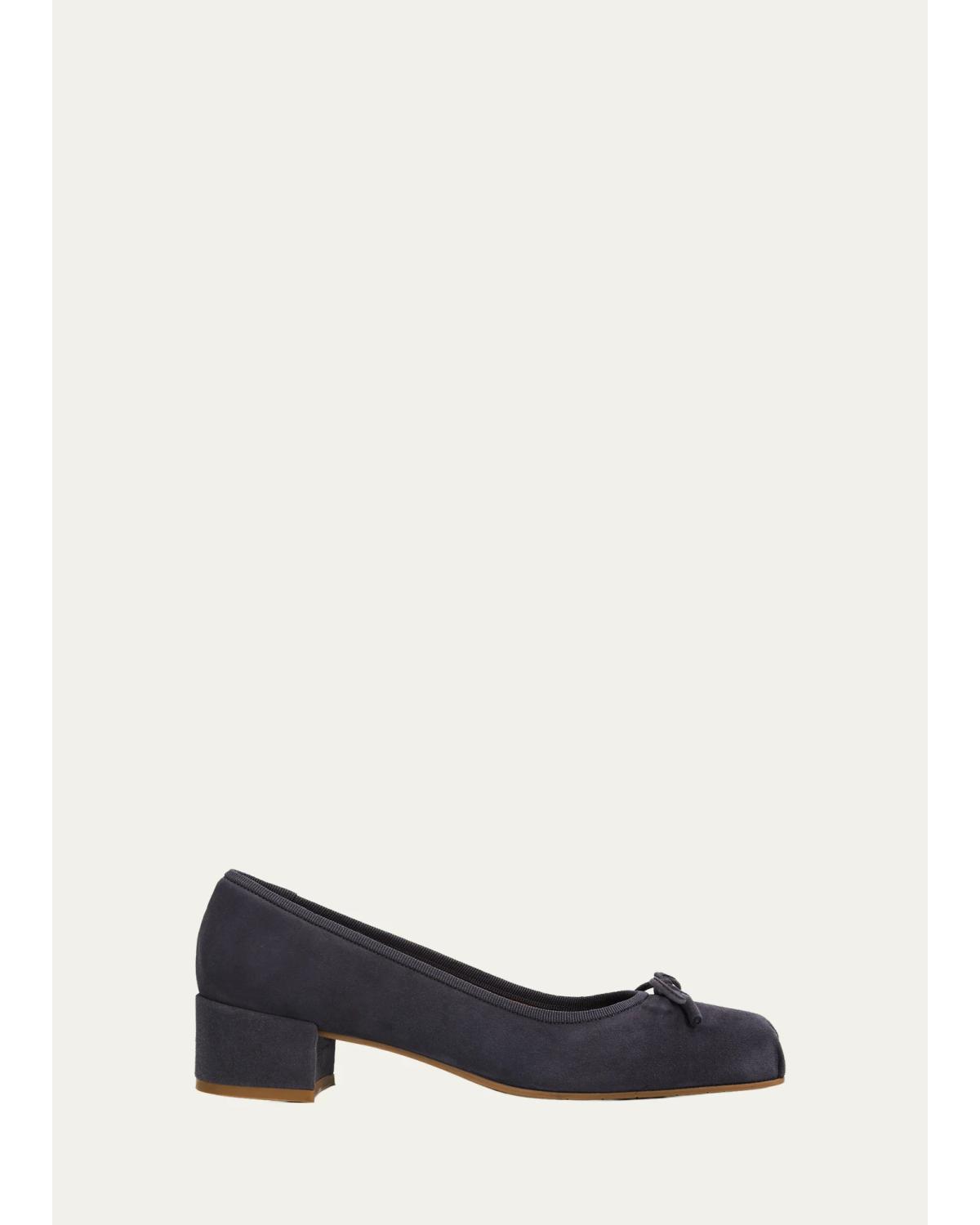 Camalfi Suede Ballerina Flats