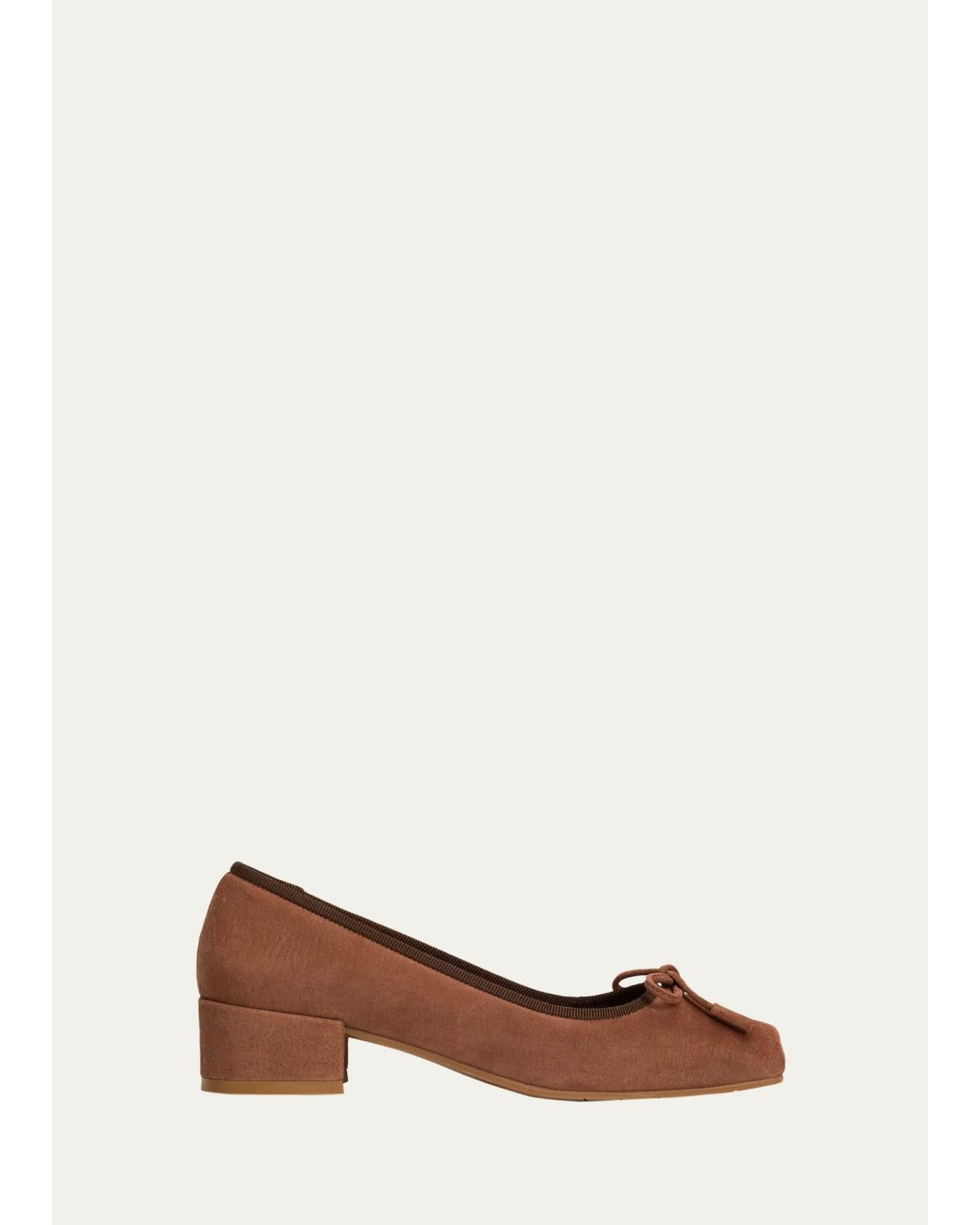 Camalfi Suede Ballerina Flats
