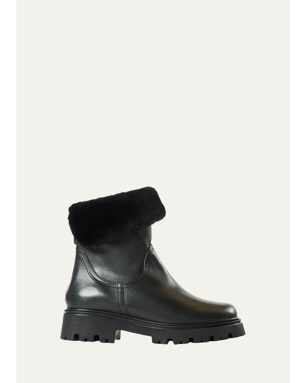 40Mm Mimi Shearling-Lined Waterproof Ankle Boots
