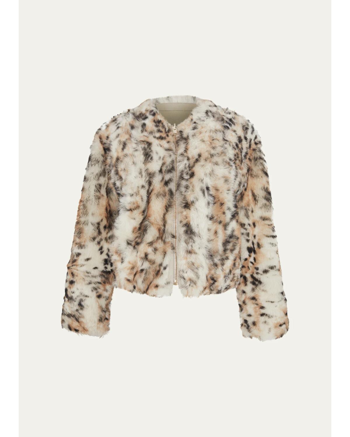 Reversible Toscana Shearling Lamb Collarless Jacket