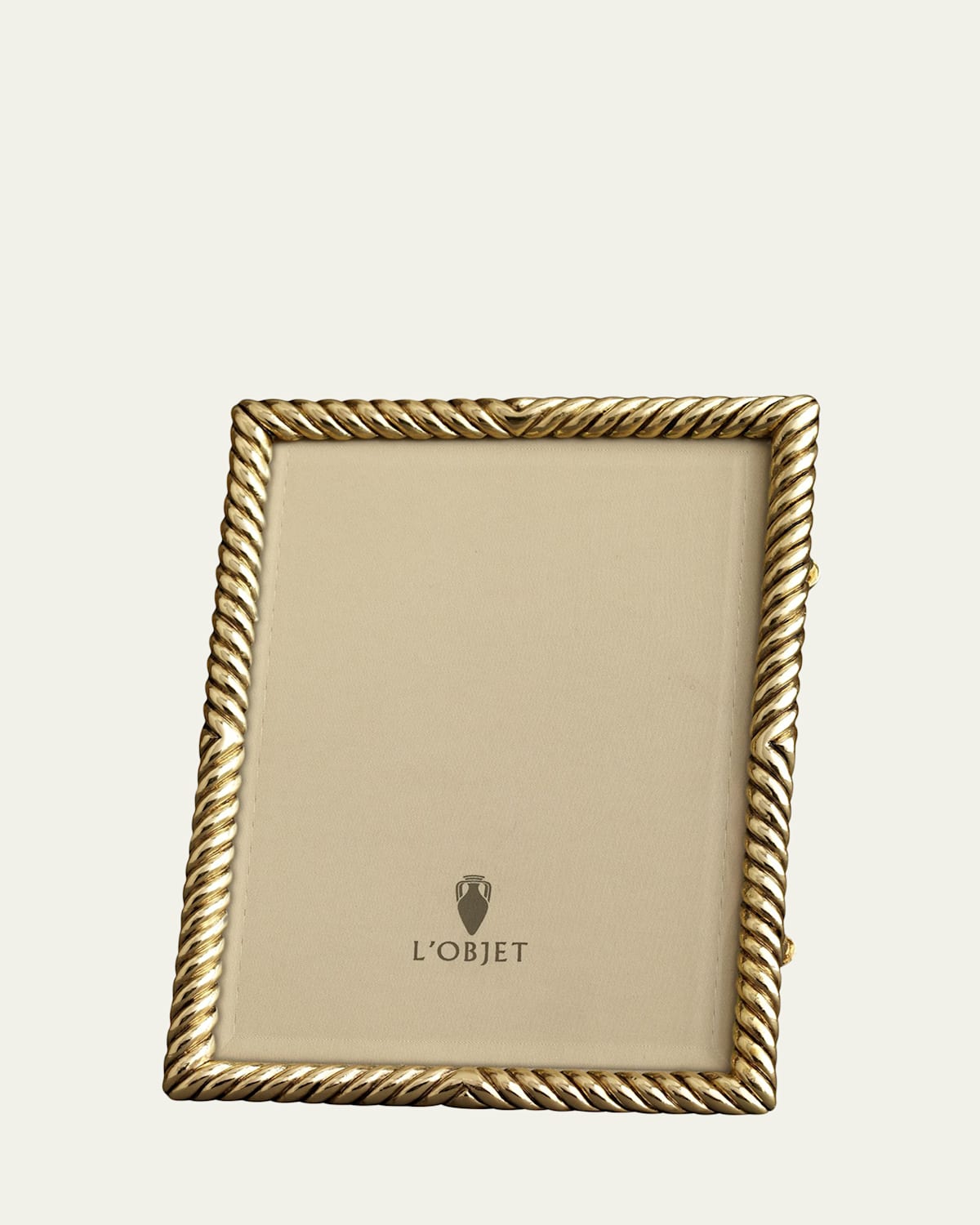 L'objet Deco Twist 24k Gold Picture Frame, 8" X 10" In Multi