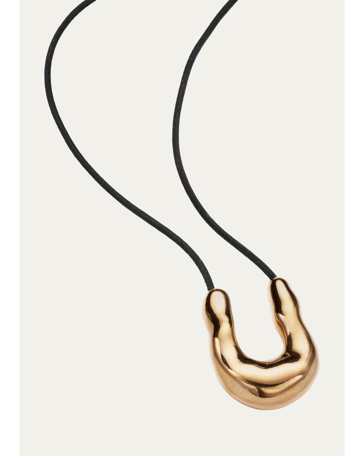 Wishbone Pendant Necklace