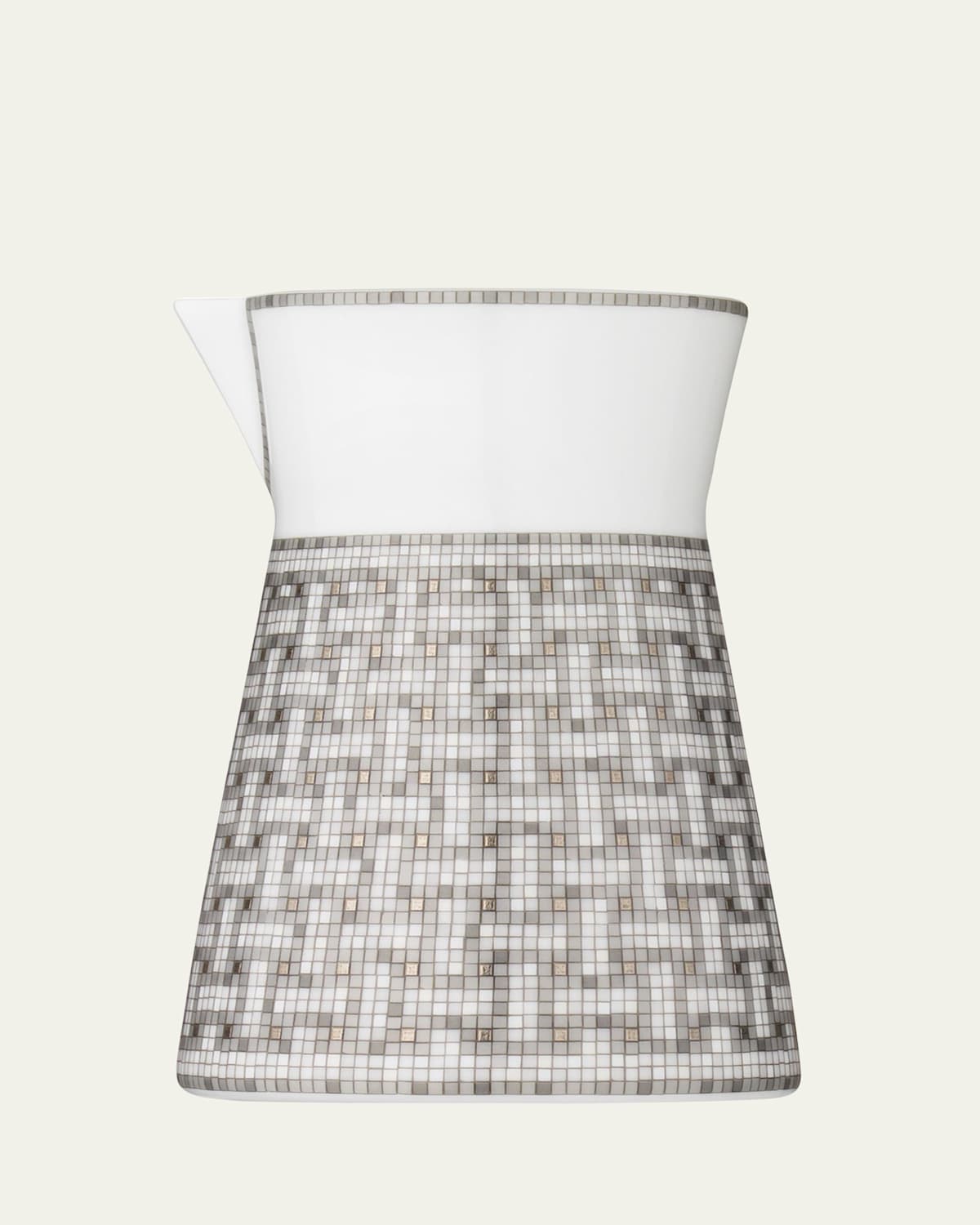 Pre-owned Hermes Mosaique Au 24 Creamer In Multi