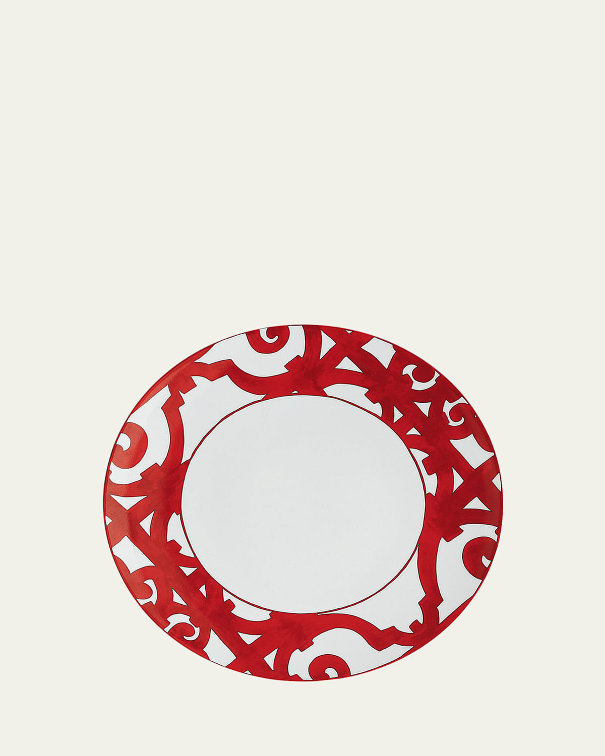 Pre-owned Hermes Balcon Du Guadalquivir Presentation Plate/charger In Multi