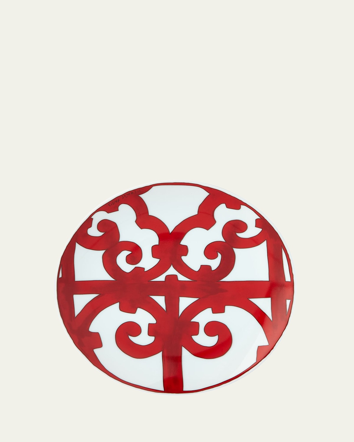 Pre-owned Hermes Balcon Du Guadalquivir Bread & Butter Plate In Multi