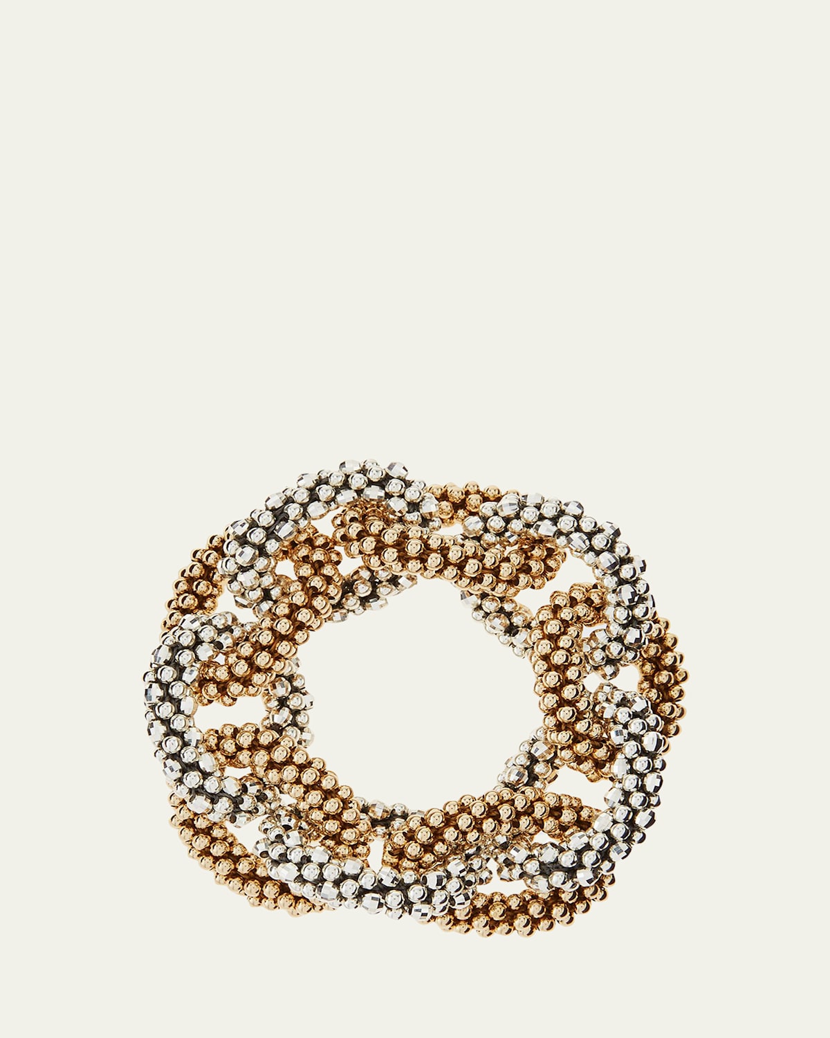 Elsa 14k Gold and Sterling Silver Link Bracelet