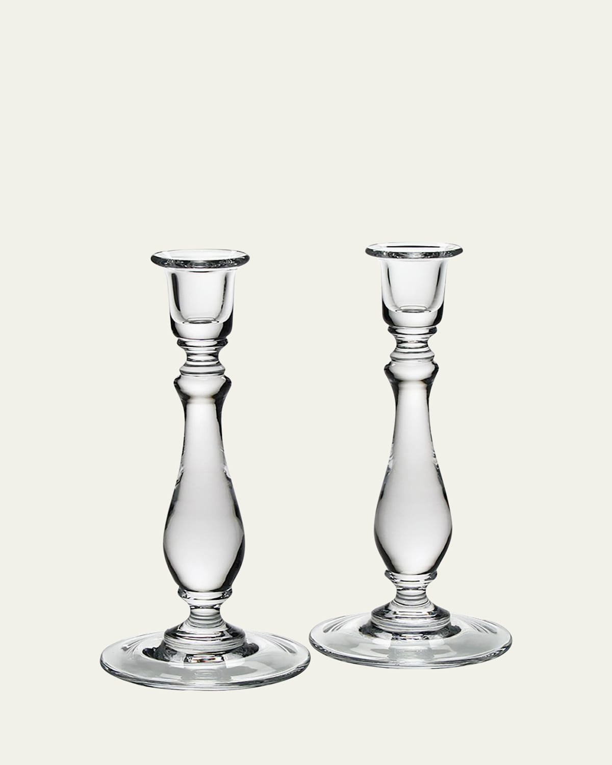 William Yeoward Crystal William Yeoward Meryl Candlesticks, Set Of 2 In Clear
