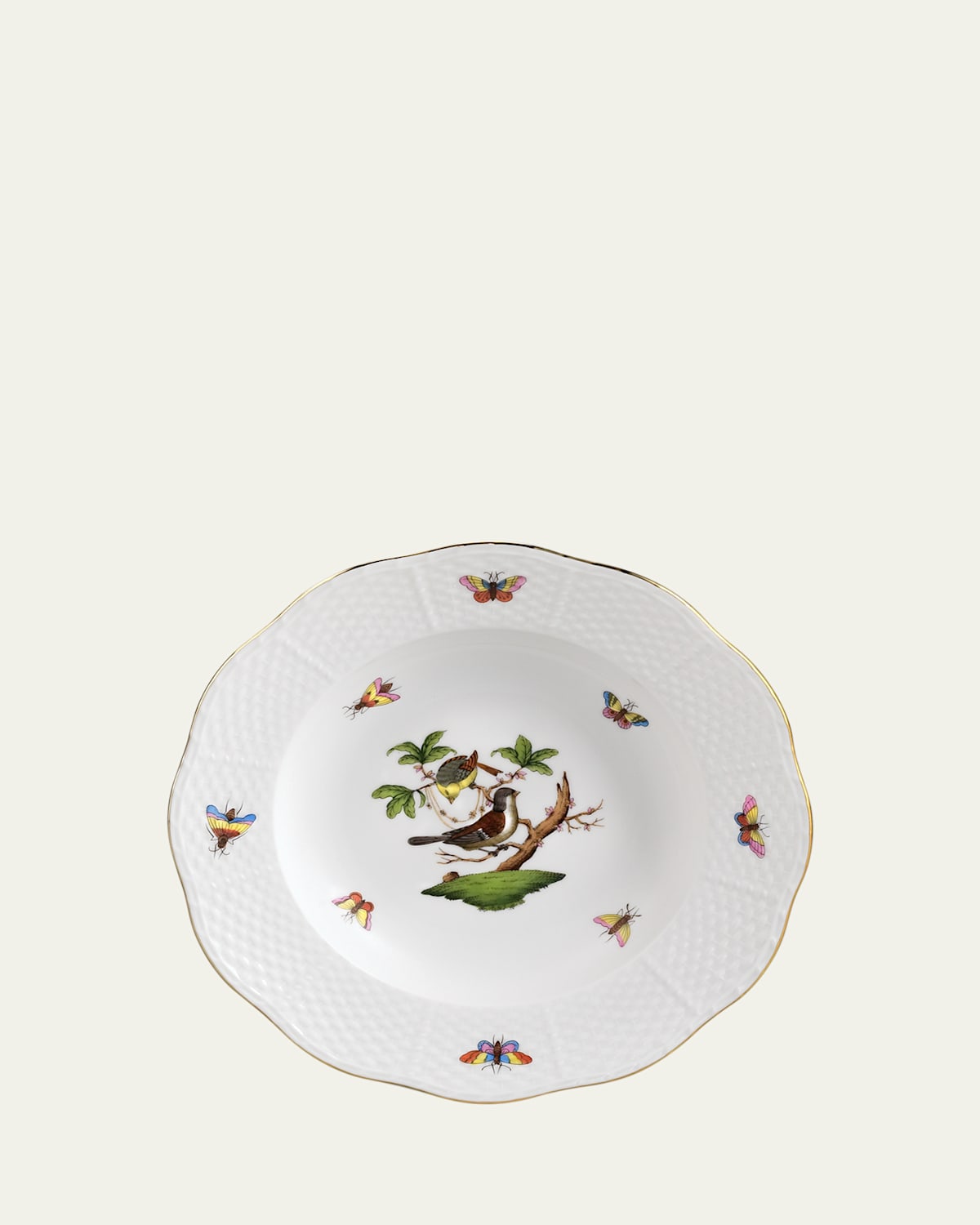 Herend Rothschild Bird Soup Bowl