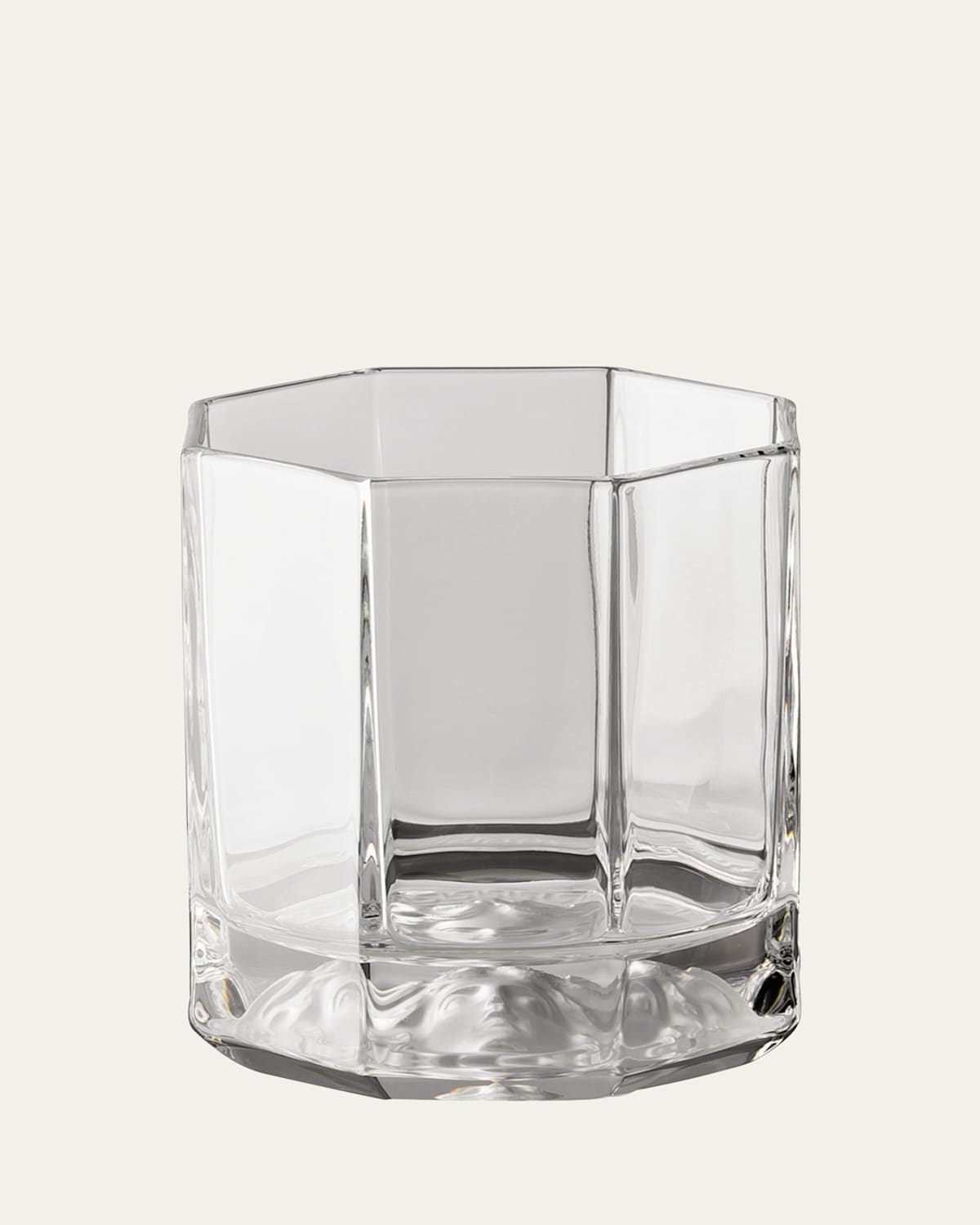 Versace Medusa Lumiere Double Old-fashioned Glasses, Set Of 2 In Clear