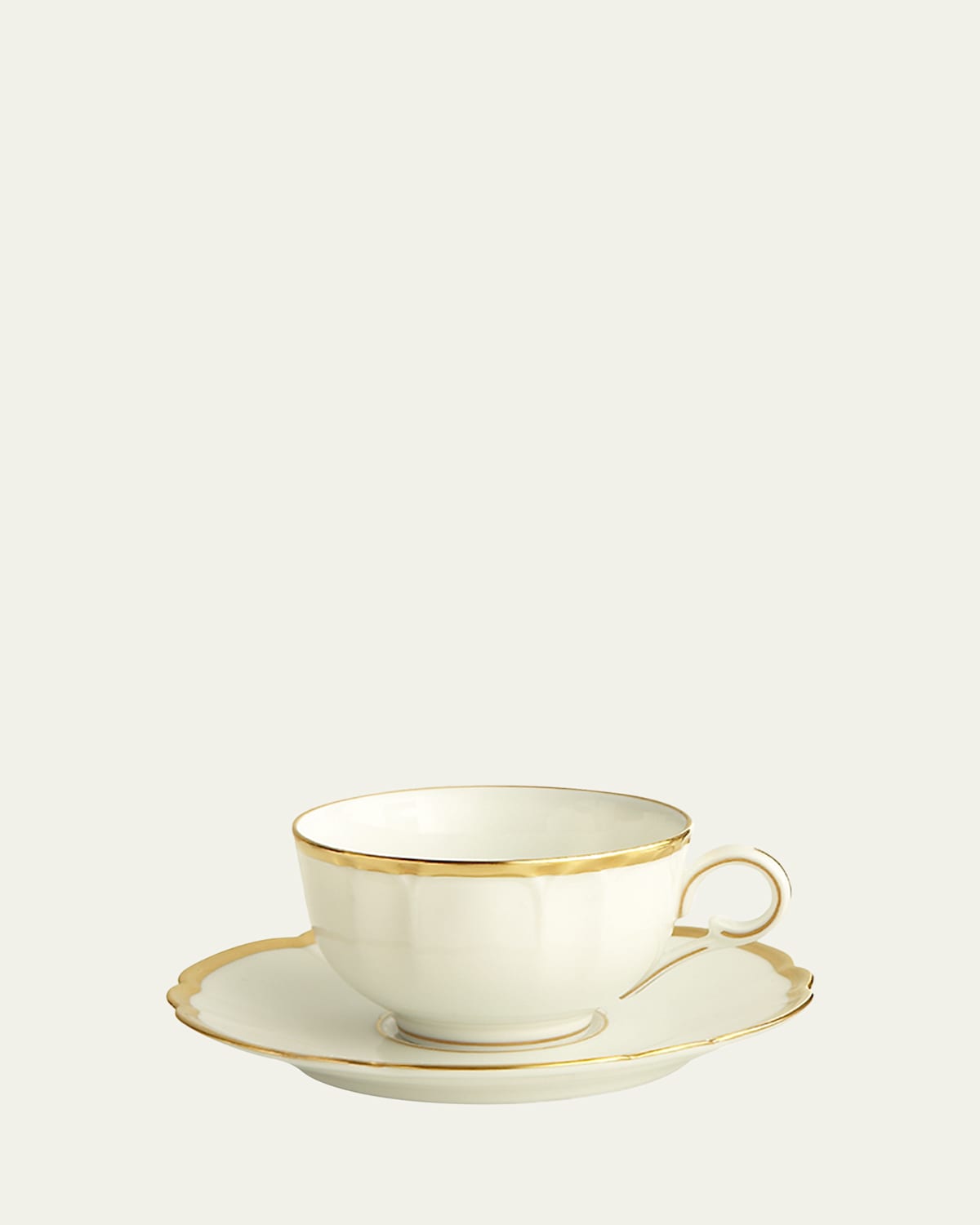 Haviland & Parlon Colette Gold Cup And Saucer