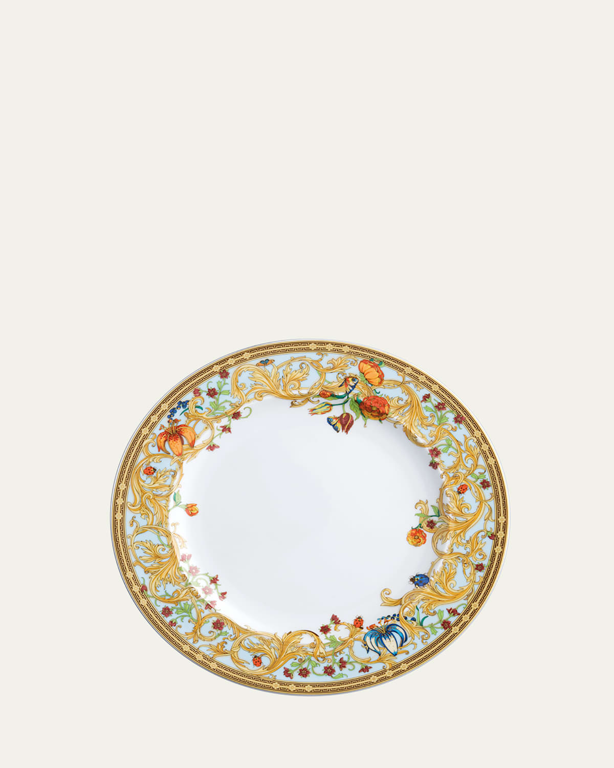 VERSACE BUTTERFLY GARDEN DINNER PLATE 