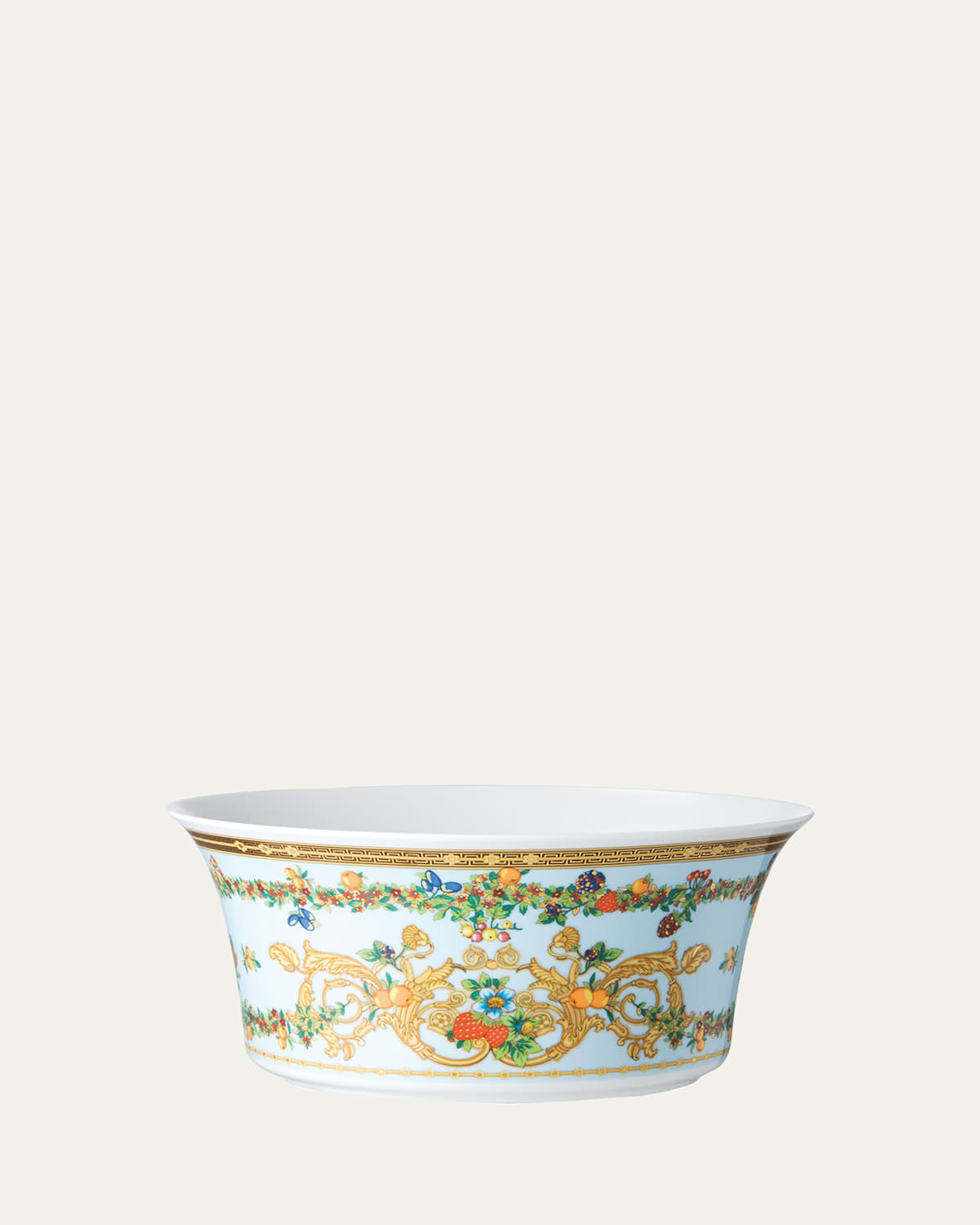Versace Butterfly Garden Vegetable Bowl In Multicolor