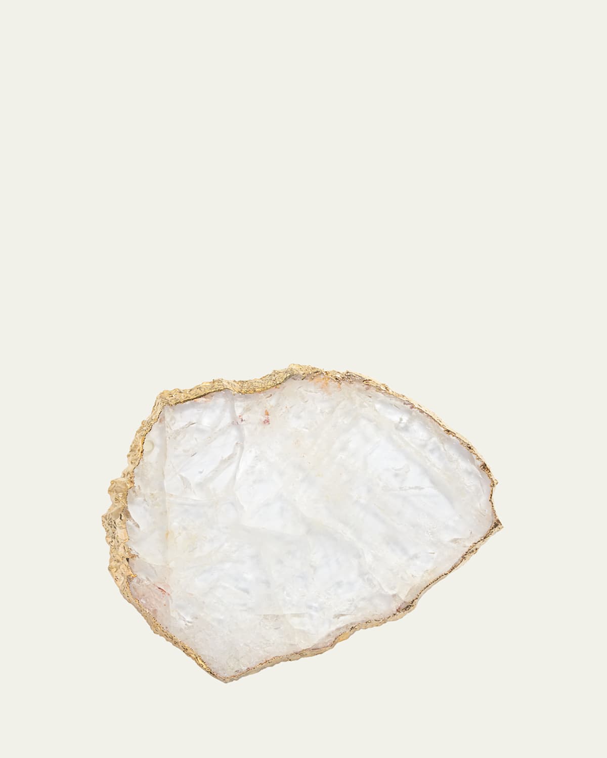 Anna New York Crystal & Gold Platter