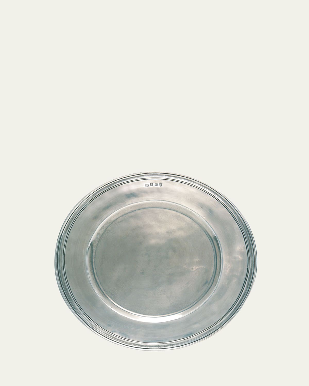 Match Scribed Rim Large Charger Plate In Assorted