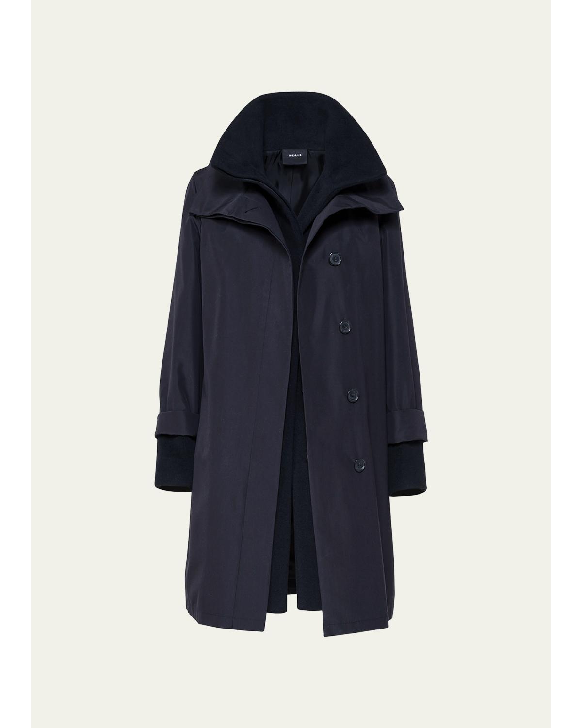 Storm System Double-Breasted Coat