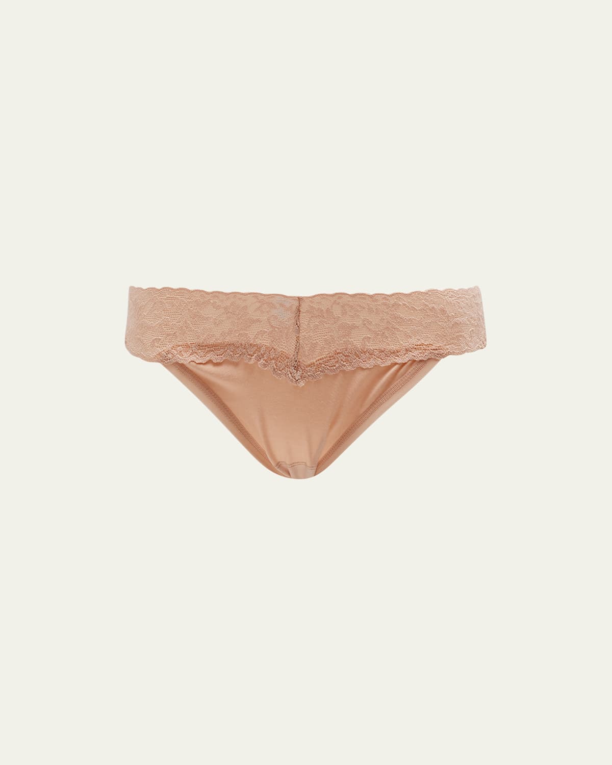 Organic Cotton Padded Lace-Trim Bralette