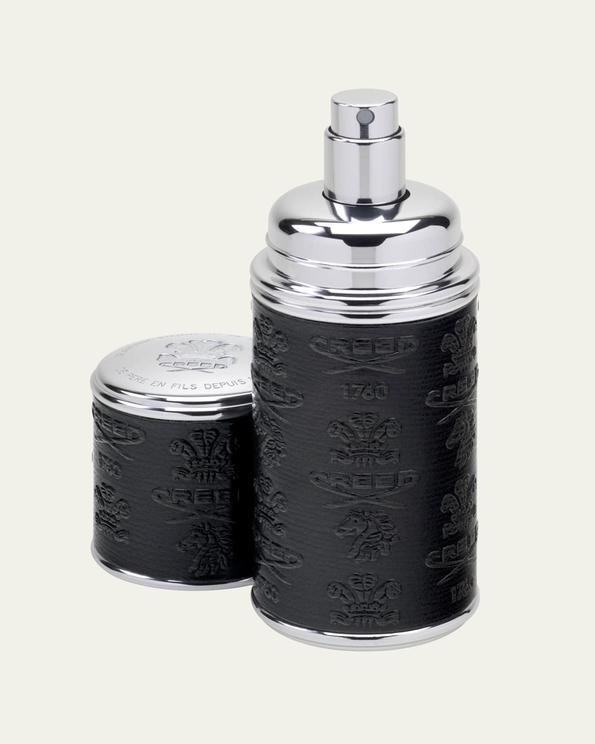 CREED 1.7 oz. Deluxe Atomizer, Black with Silver Trim
