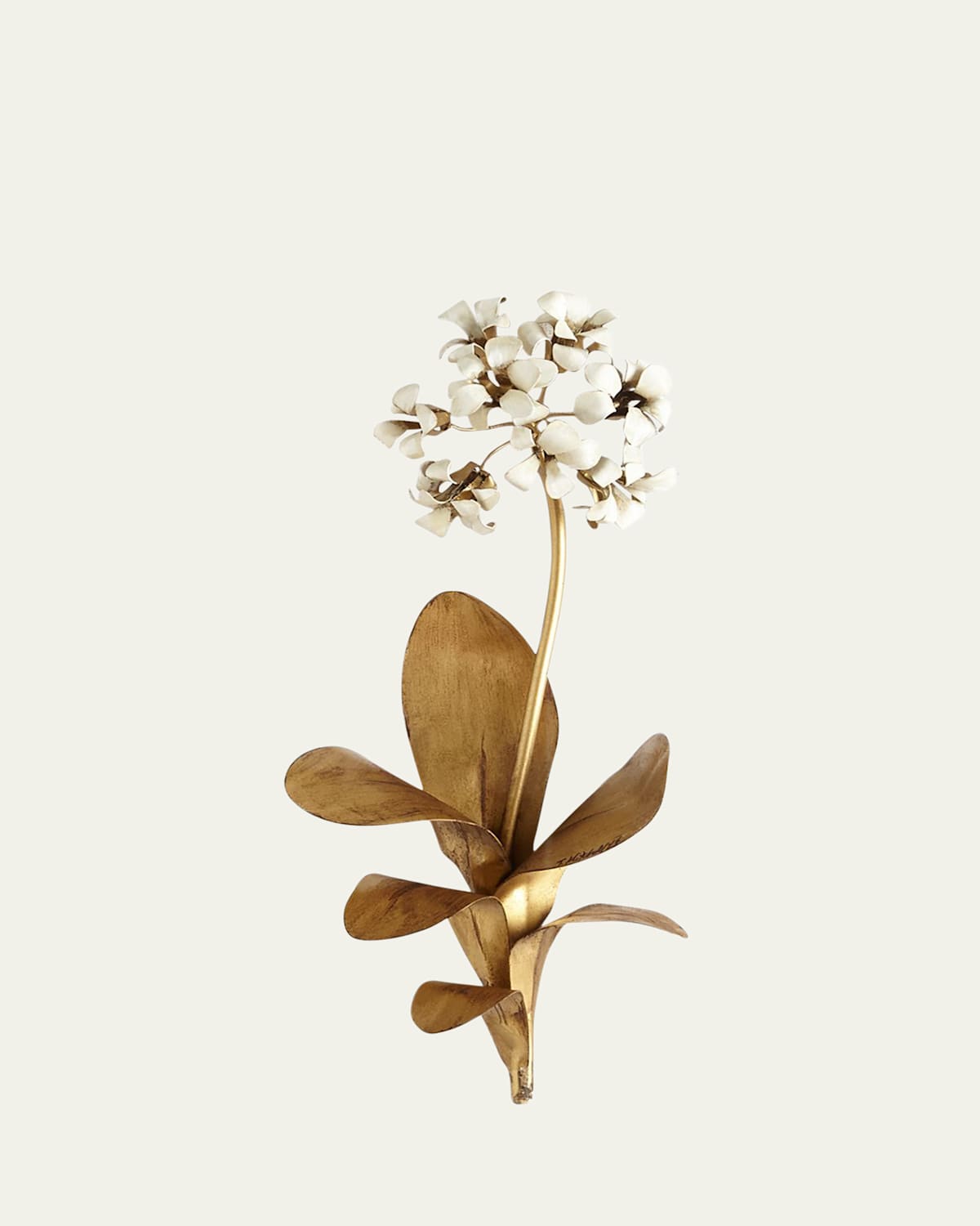 Tommy Mitchell Original Gilded Primula Study on Linen | Thumbnail 1