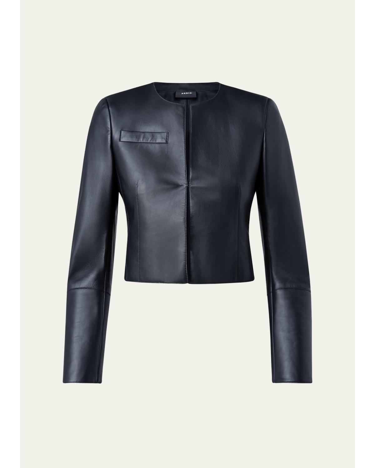 Hasso Cropped Napa Jacket