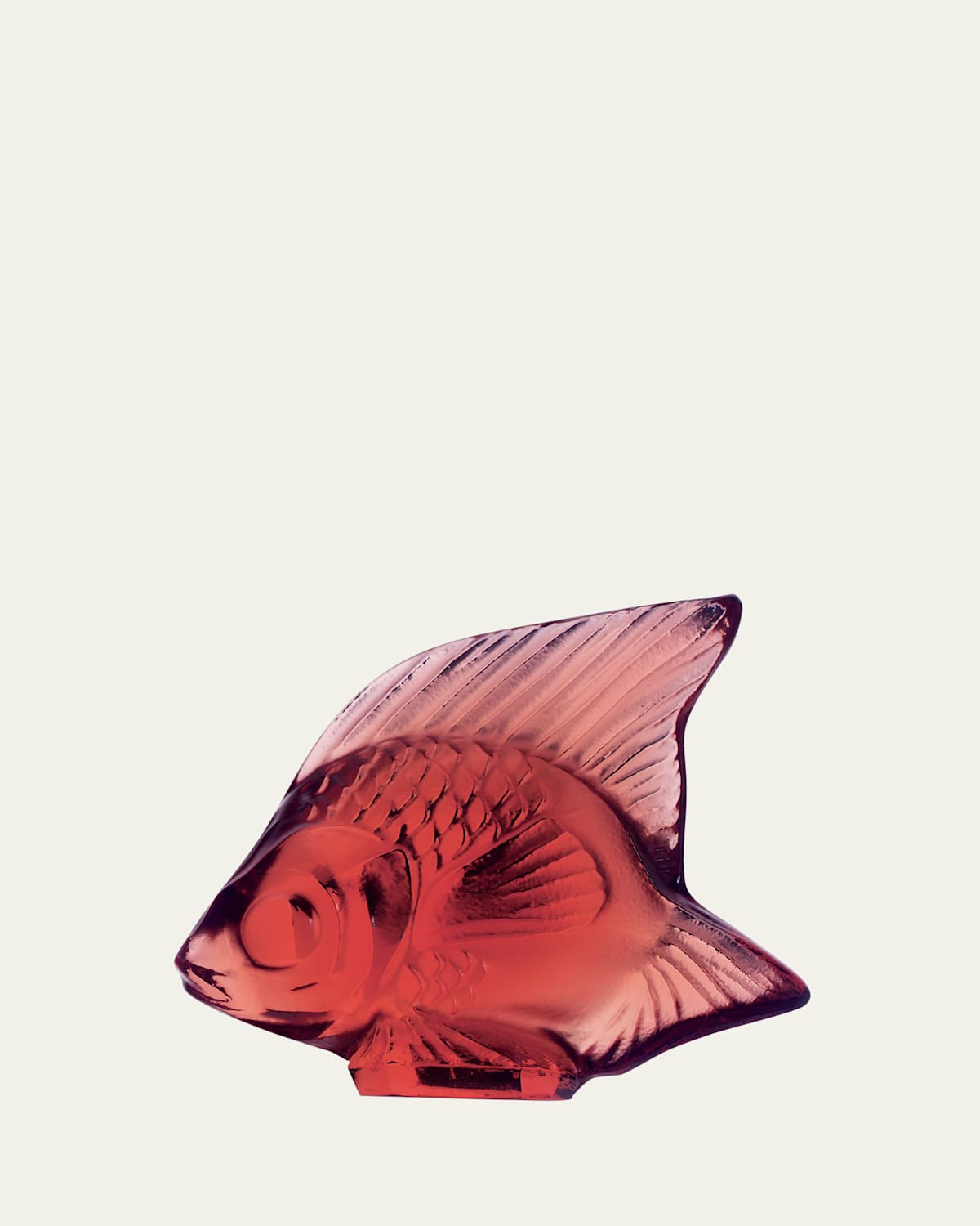 Lalique Classic Fish In Red
