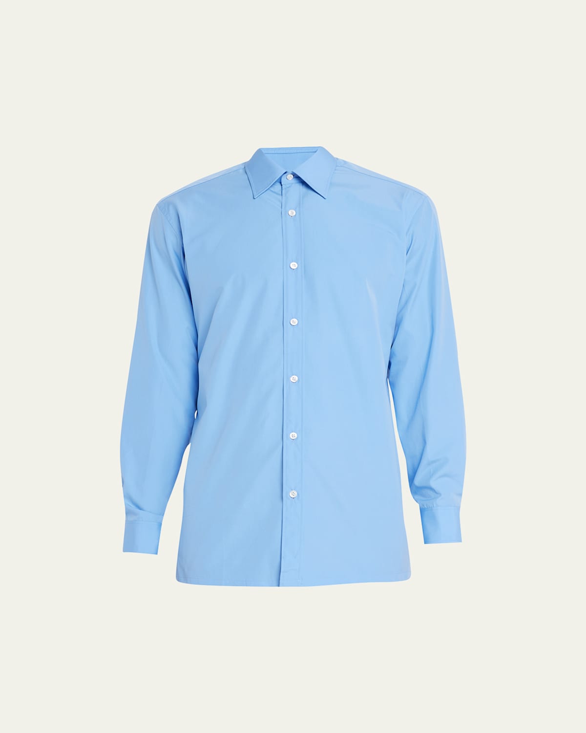 Charvet Men's Cotton Poplin Dress Shirt In Blue