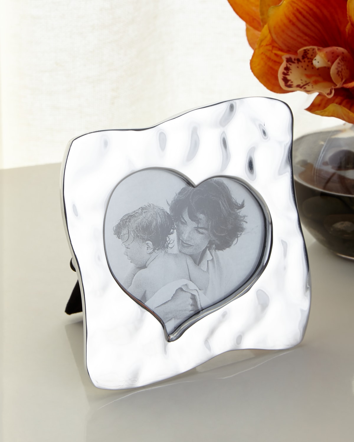 Beatriz Ball Giftables Curved Heart Picture Frame, 5"Sq.