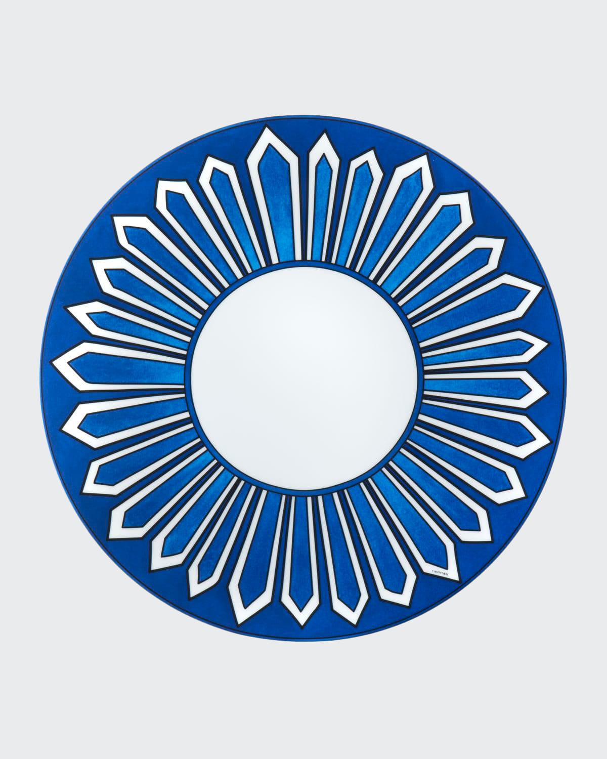 HERMÈS Bleus d'Ailleurs Dinner Plate