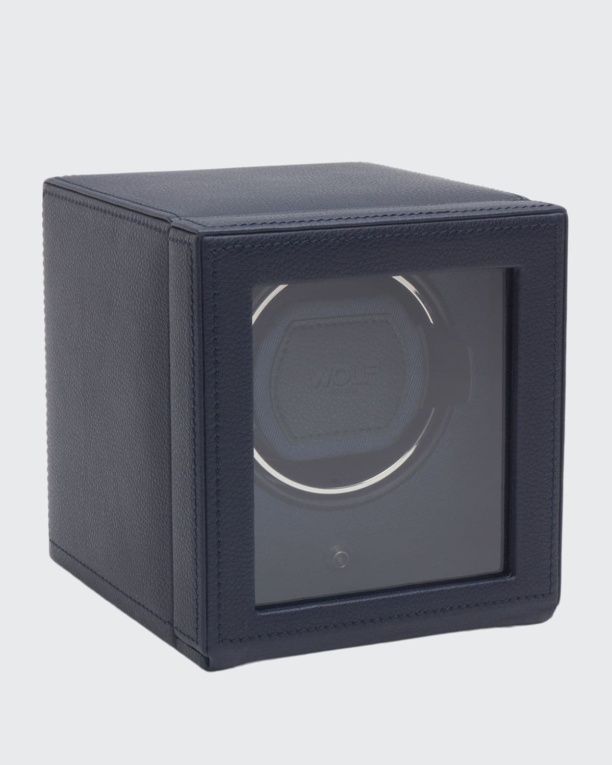 Wolf Cub Watch Winder With Cover In Navy