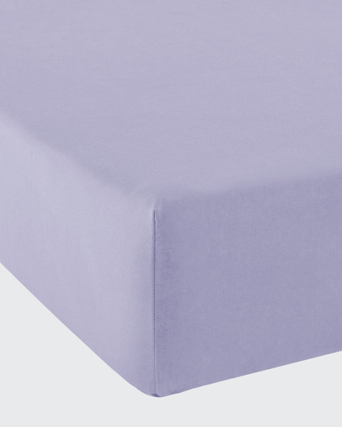 Anne De Solene Vexin 200 Thread-count Queen Fitted Sheet In Purple