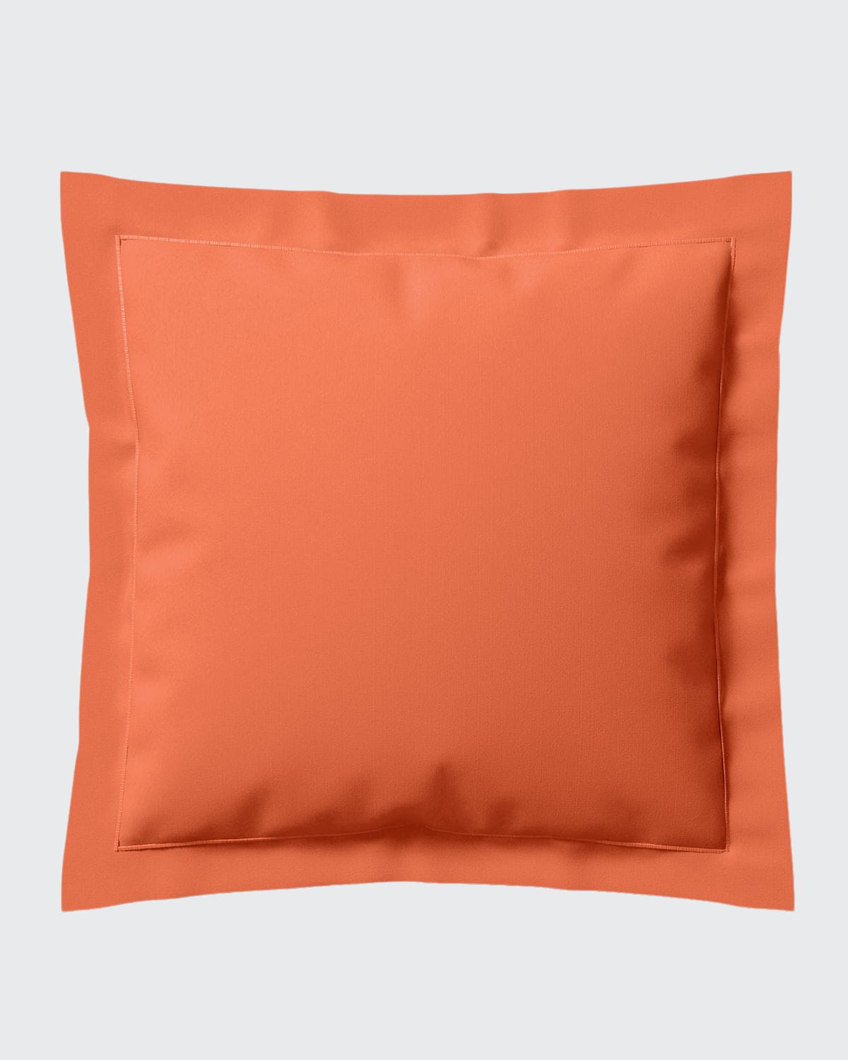 Anne De Solene Vexin 200 Thread-count Euro Sham In Orange