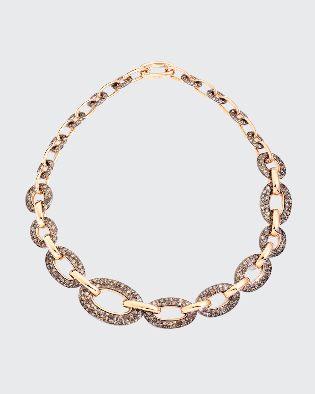 18K Catene Brown Diamond Link Bracelet