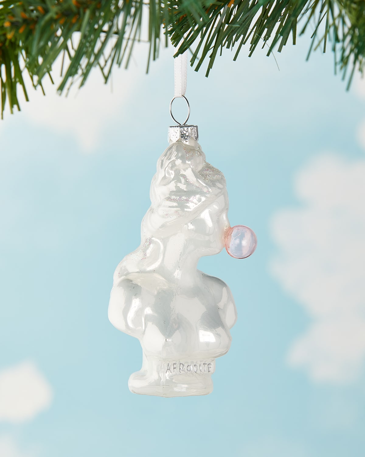 Cody Foster & Co Classical Bust With Bubblegum Christmas Ornament