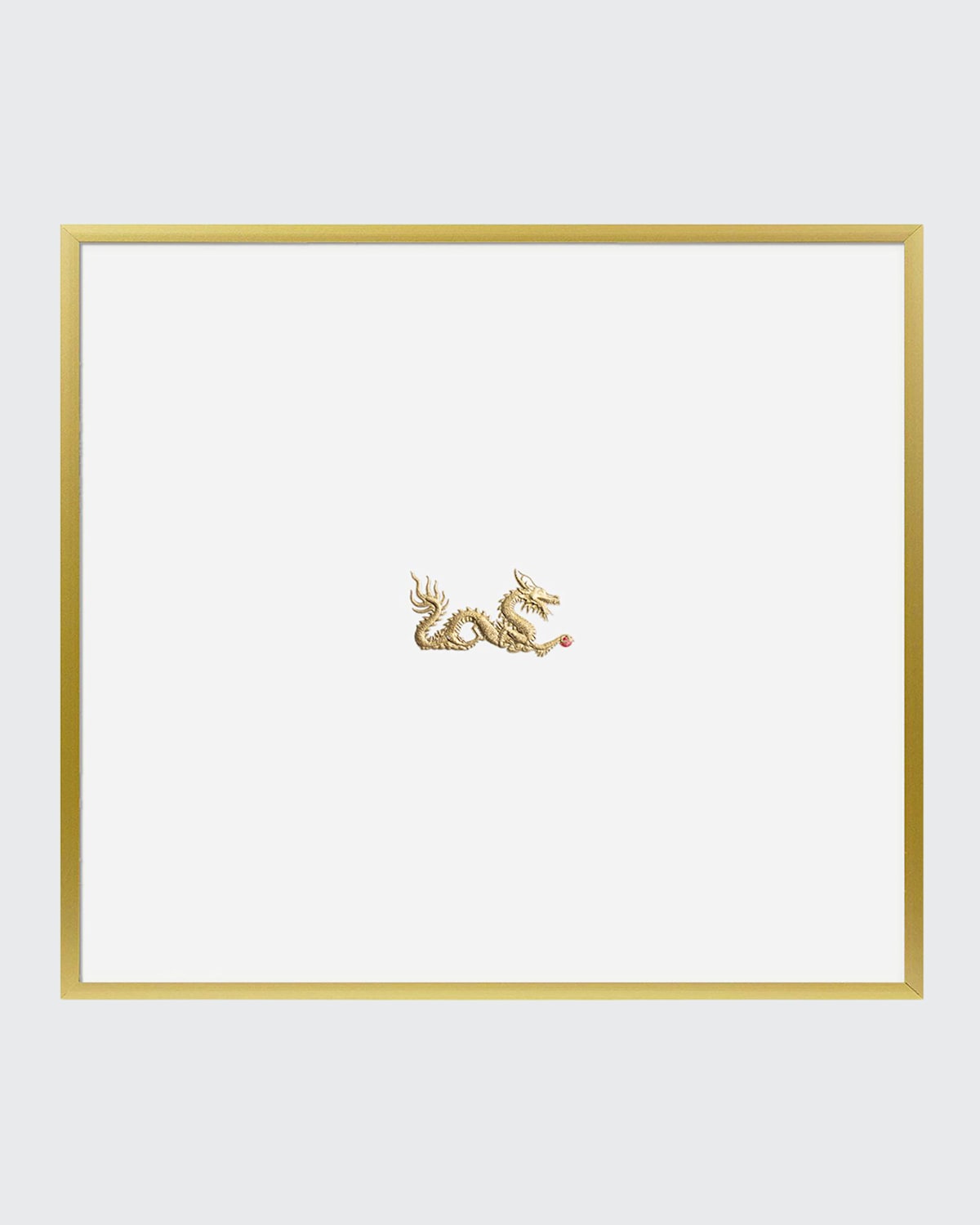 Bell'invito Framed Stationary Wall Art In Lucky Dragon