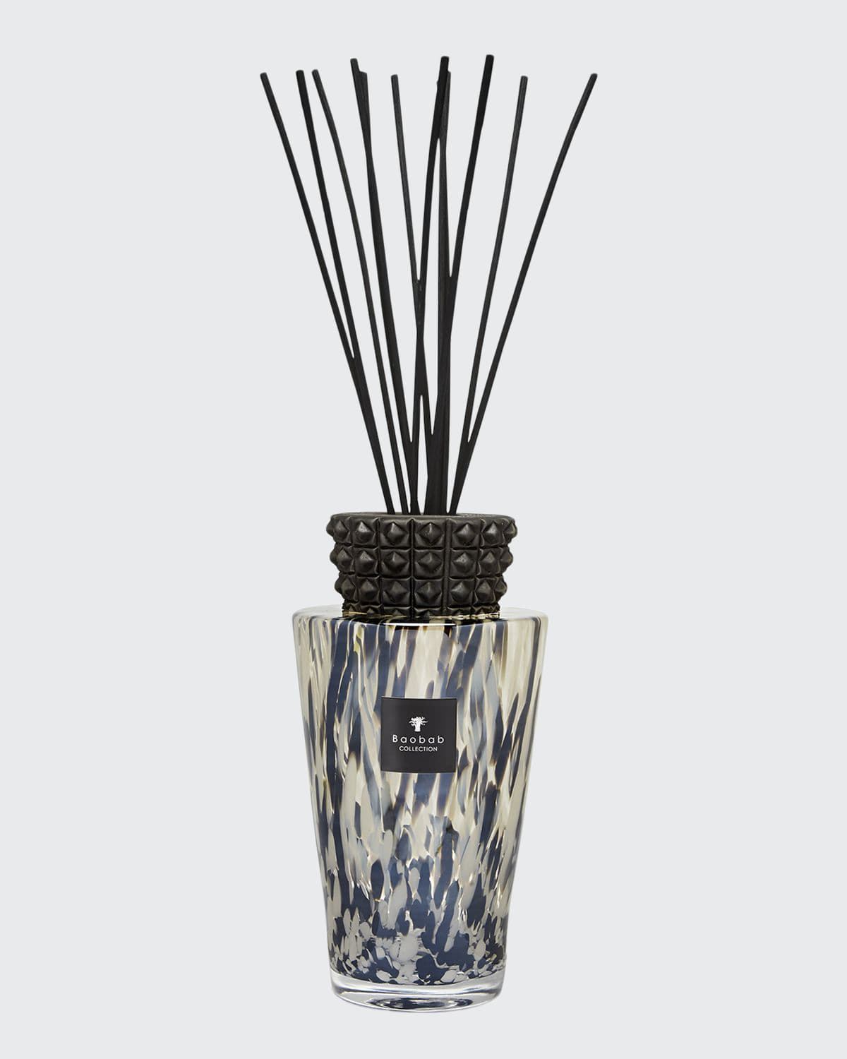 Baobab Collection Black Pearls Totem Fragrance Diffuser In Black/wht