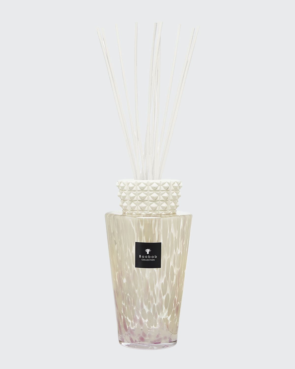 Baobab Collection White Pearls Totem Fragrance Diffuser In Pink/wht