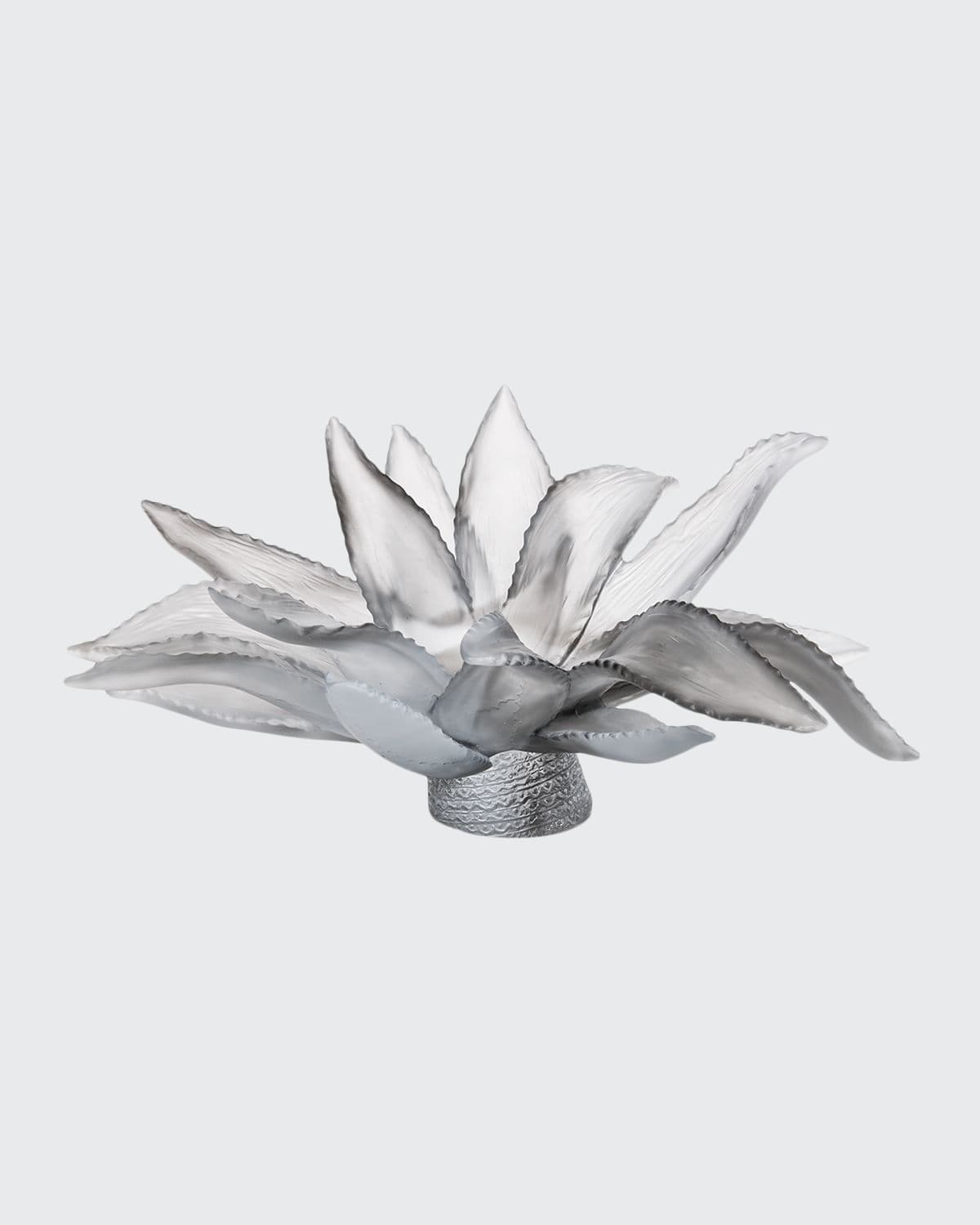 Daum Jardin de Cactus Grey Centerpiece by Emilio Robba