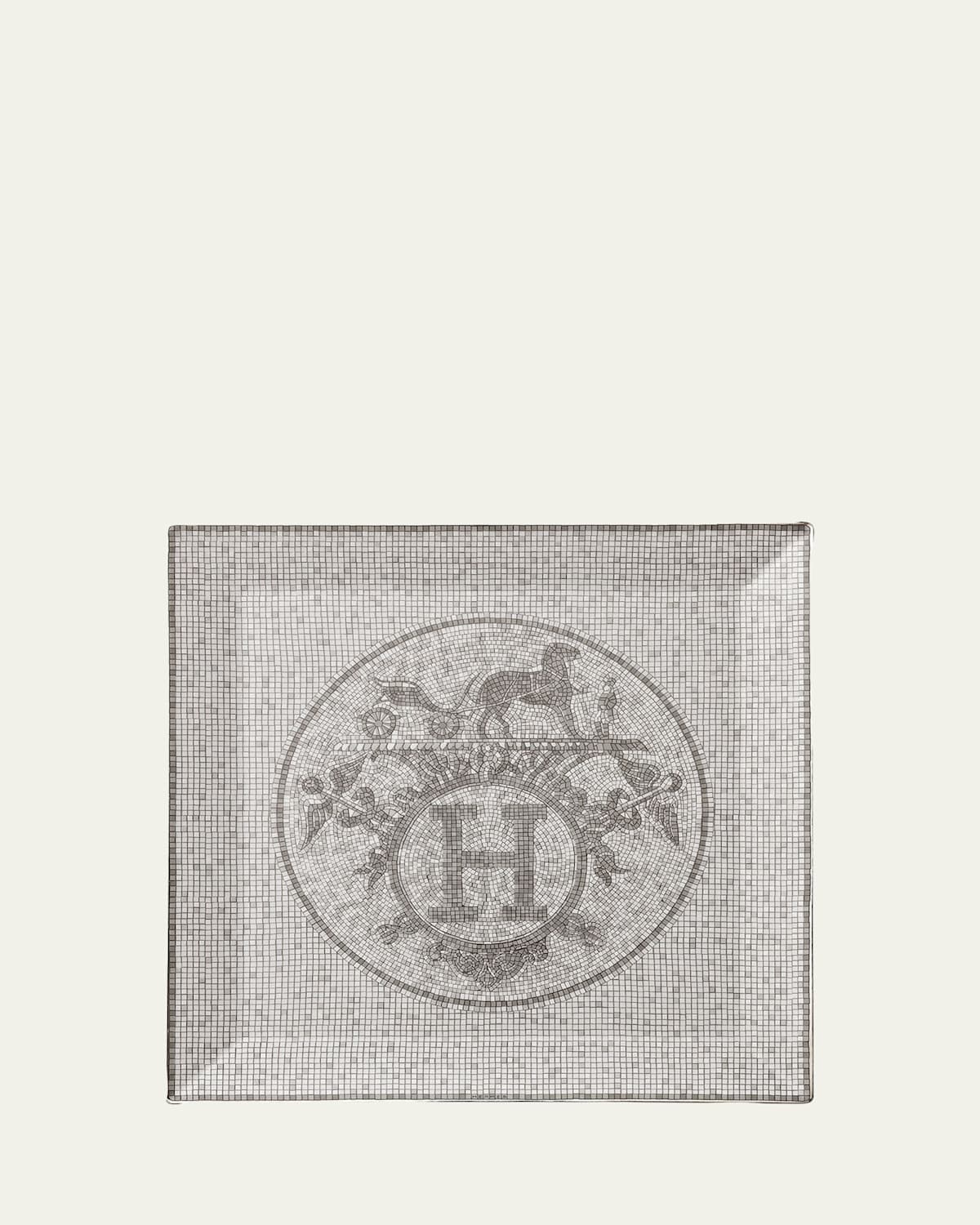 HERMÈS Mosaique Au 24 Square Plate