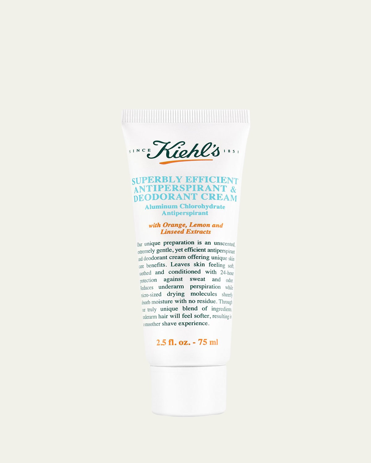 Superbly Efficient Anti-Perspirant & Deodorant Cream, 2.5 oz.