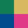 Green, Pink, Yellow, Multi