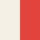 IVORY/CORAL RED