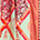 CORAL AND CELADON PALM PANEL