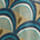IVORY/BLUE GREEN