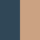 Dark Blue Palm Floral
